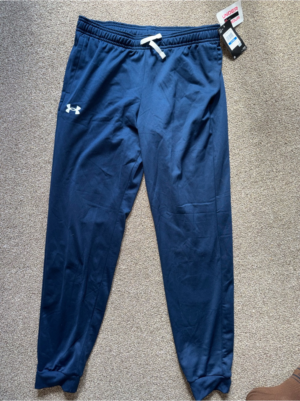 Under Armour Navy Blue Boys' Athletic Joggers